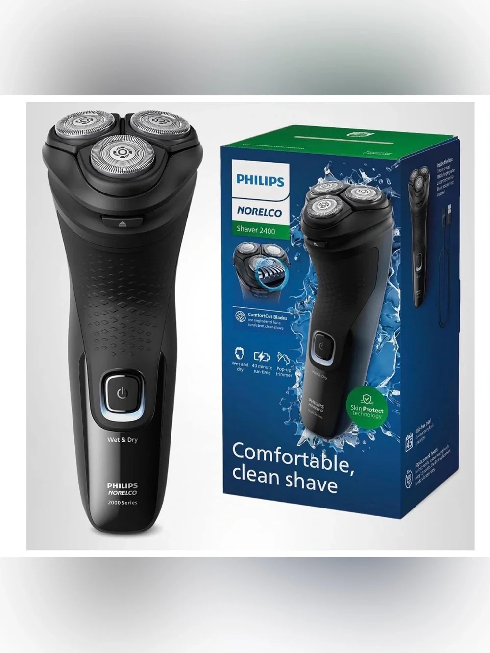 Philips Norelco Black Electric Rotary Shaver